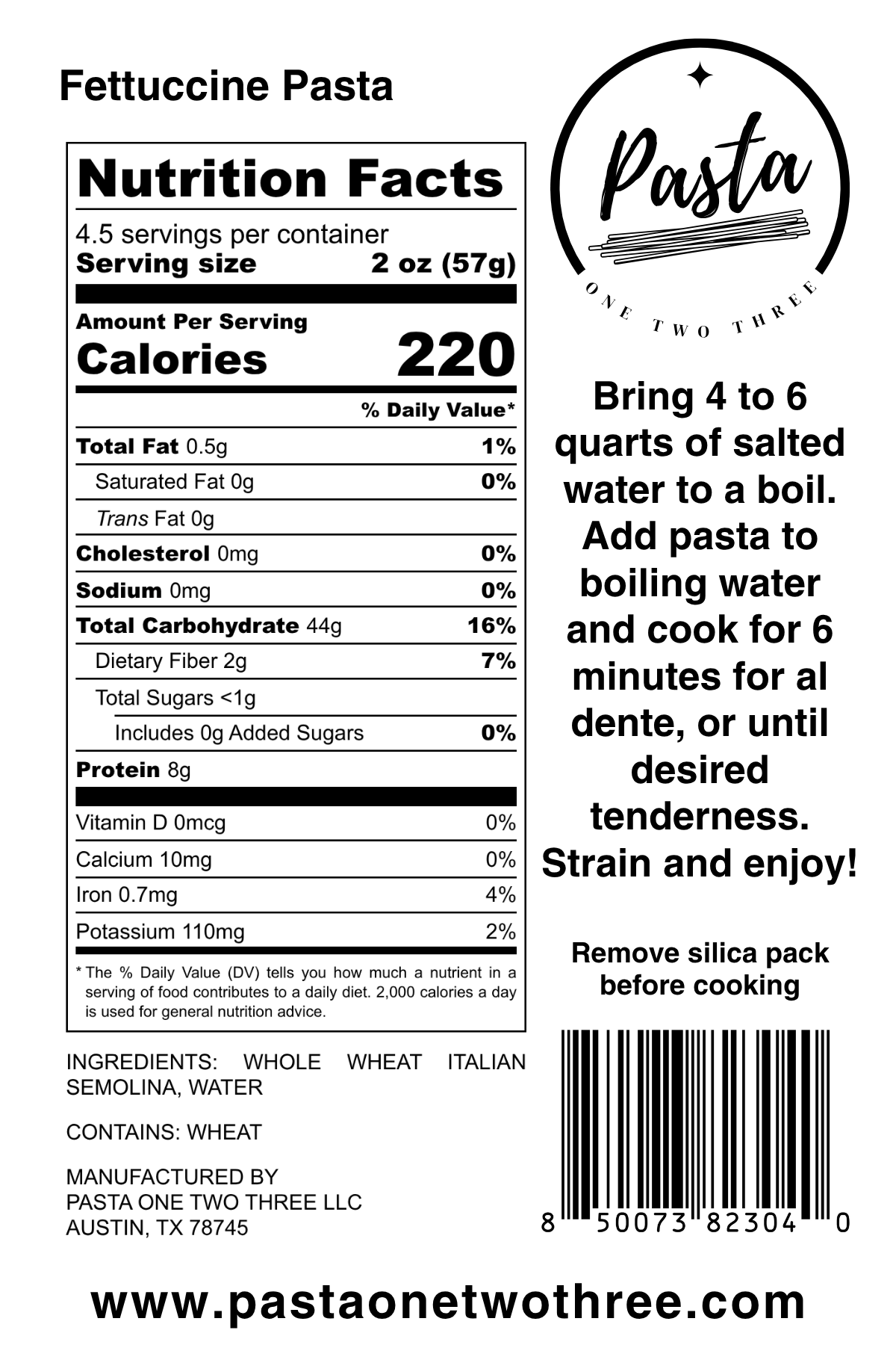 Fettuccine Pasta