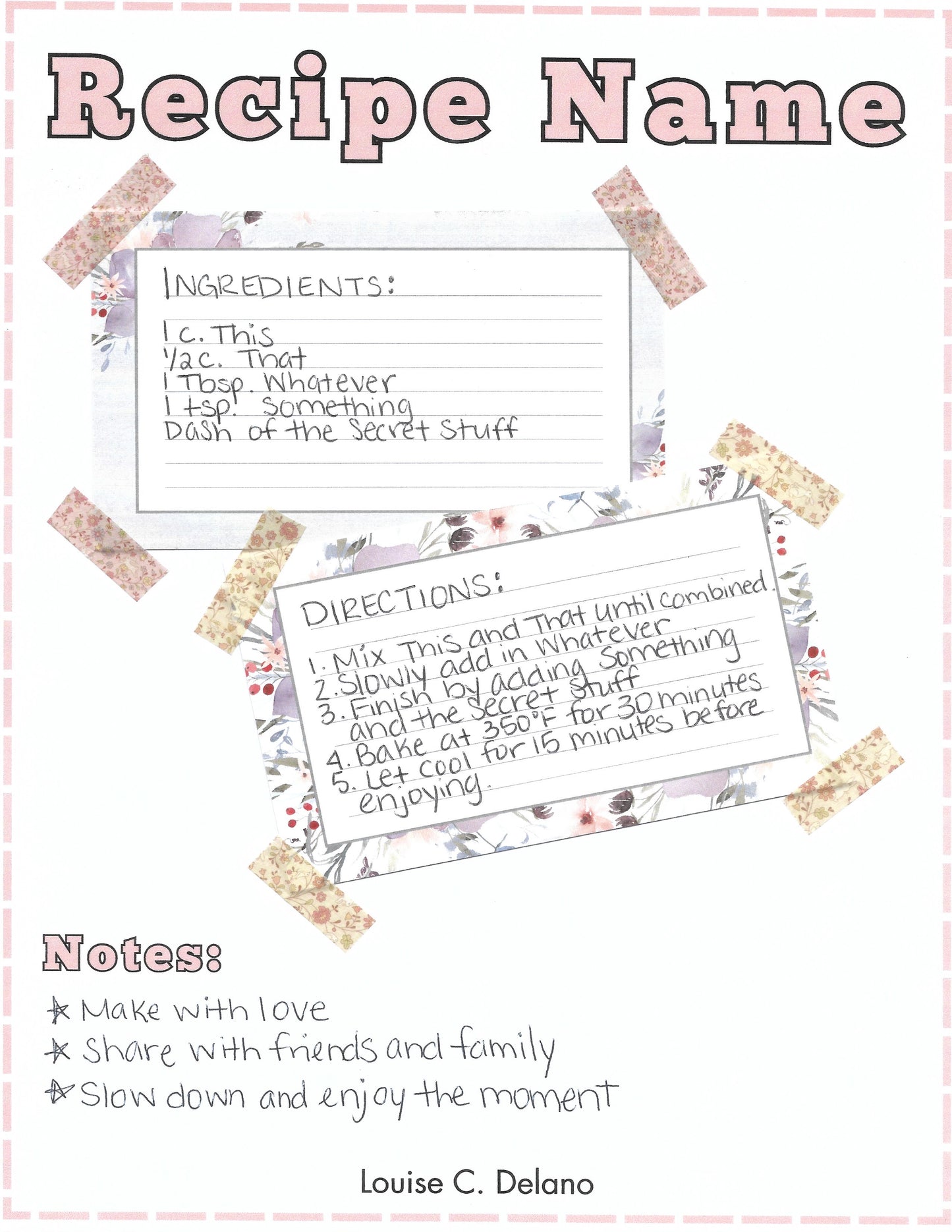 Retired Recipes Collection